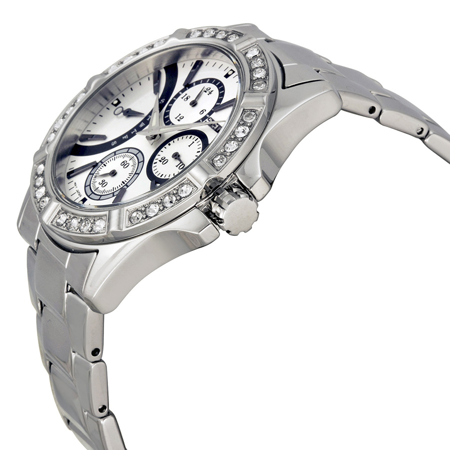 Seiko Multi-Function Grey Dial Stainless Streel Ladies Watch SRLZ87