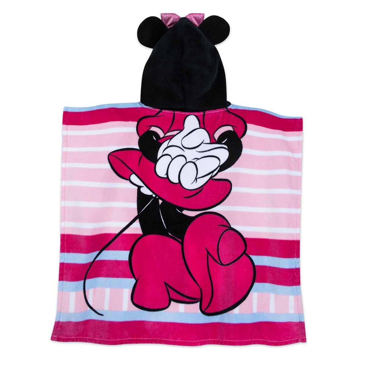 ผ้าเช็ดตัวพร้อมหมวกฮู้ดสำหรับเด็ก Disney Minnie Mouse Hooded Towel for Kids
