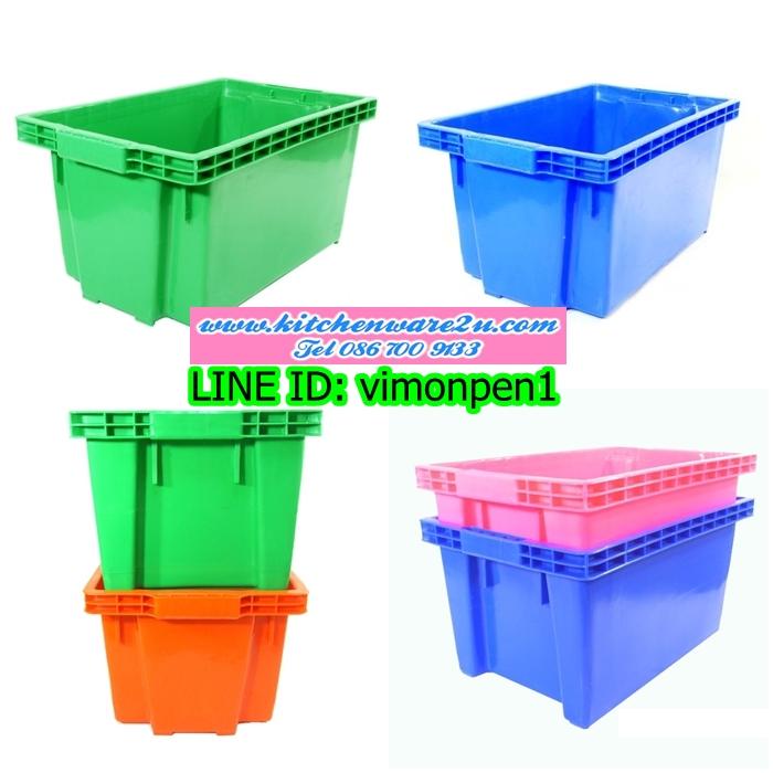 P09965 ลังทึบ ขนาด 40.0 x 65.5 x 33.0 cm. บรรจุ 50 KG. เกรดA HDPE เบอร์ 435 (ราคาส่งต่อ 1 มัด:10 ใบ: เฉลี่ย 330 บต่อใบ)