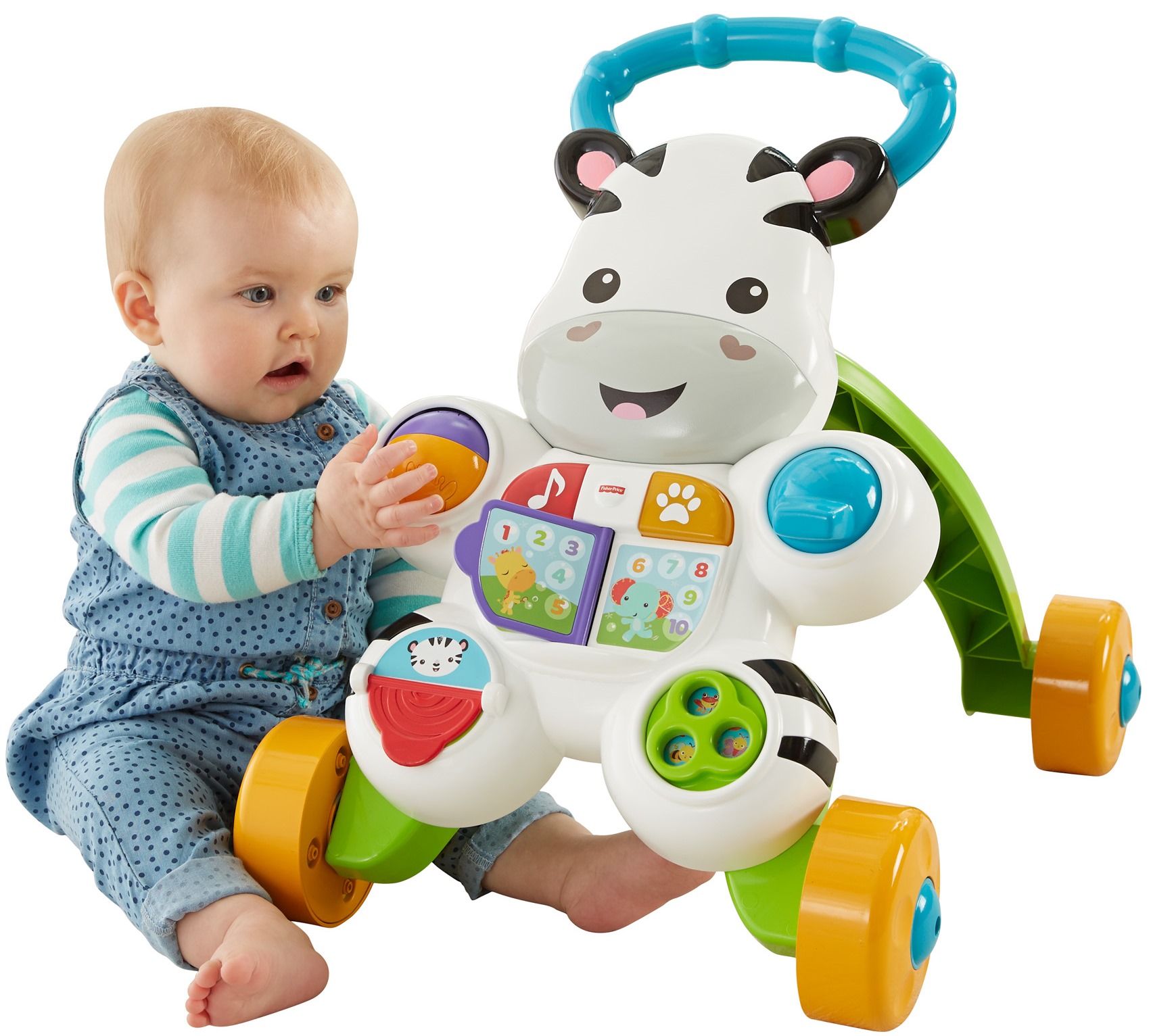 รถผลักเดินม้าลายสุดน่ารัก Fisher-Price Learn with Me Zebra Walker