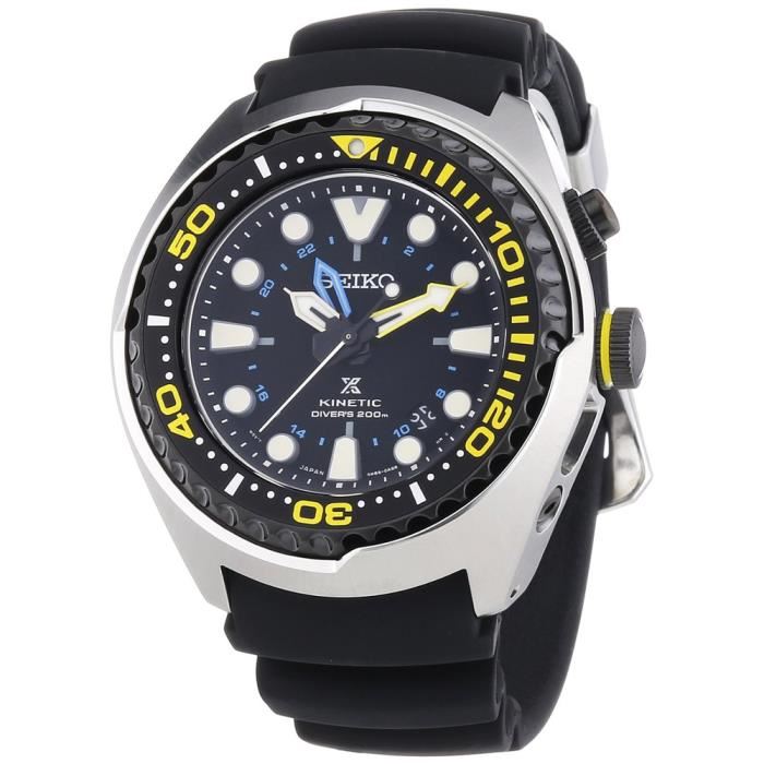 Karnvera Shop นาฬิกาข้อมือผู้ชาย Seiko Prospex Men Watch Kinetic GMT SUN021P1