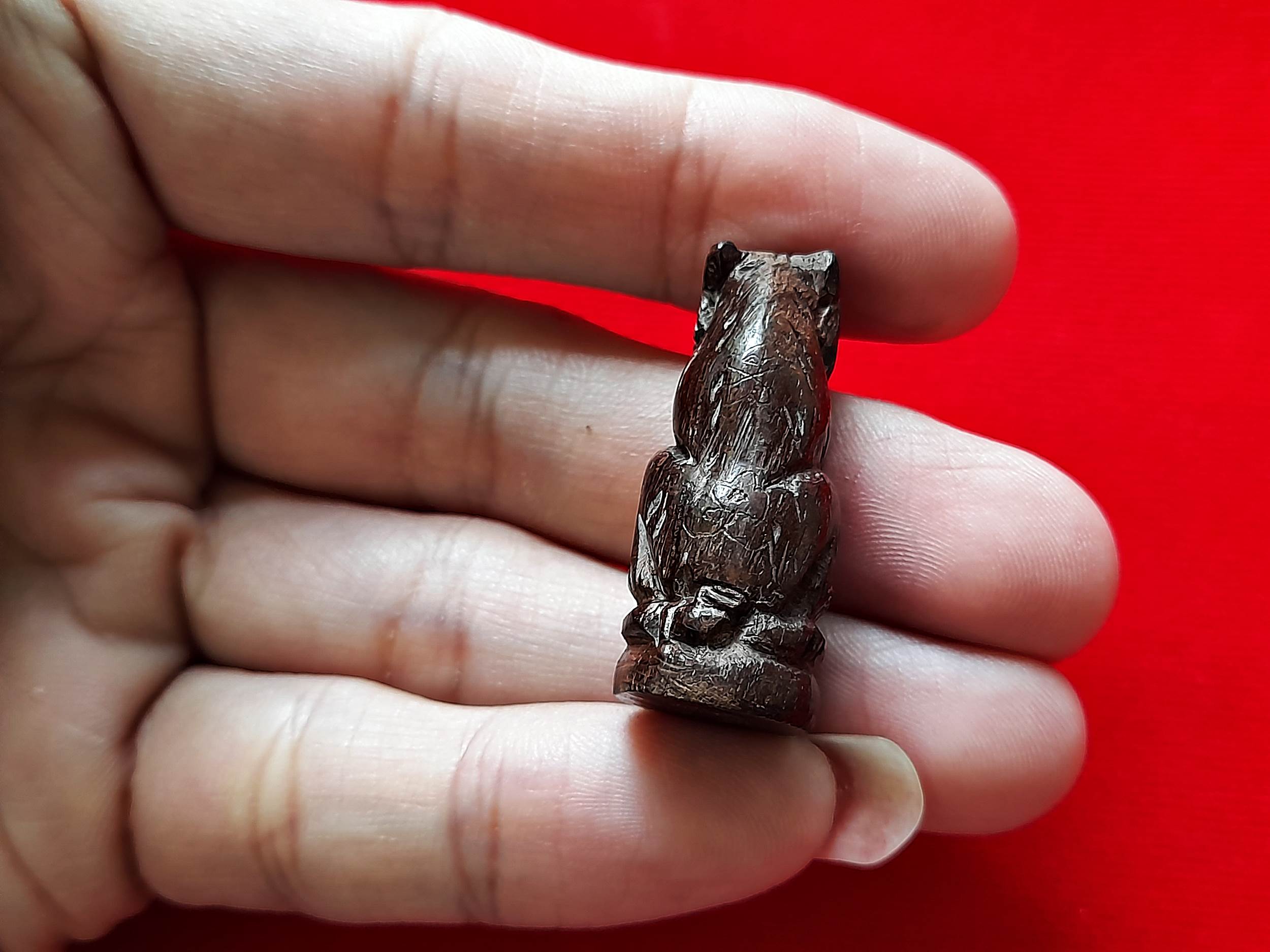 เสือ เนื้อไม้ (แกะสลักจากไม้ศาลาเก่าของหลวงพ่อเดิม วัดหนองโพธิ์) #พิมพ์เล็ก #รับประกันแท้ - ปลุกเสกและจารยันต์ ปี2565 โดย หลวงพ่อบ๊ะ วัดโพธิลังการ์ จ.สิงห์บุรี