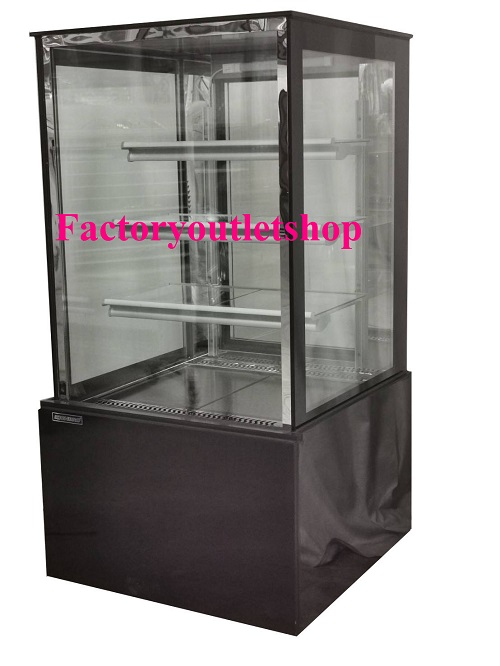 ตู้เค้กเหลี่ยม ตู้โชว์ขนม เบเกอรี่ มีความเย็น Cake Display