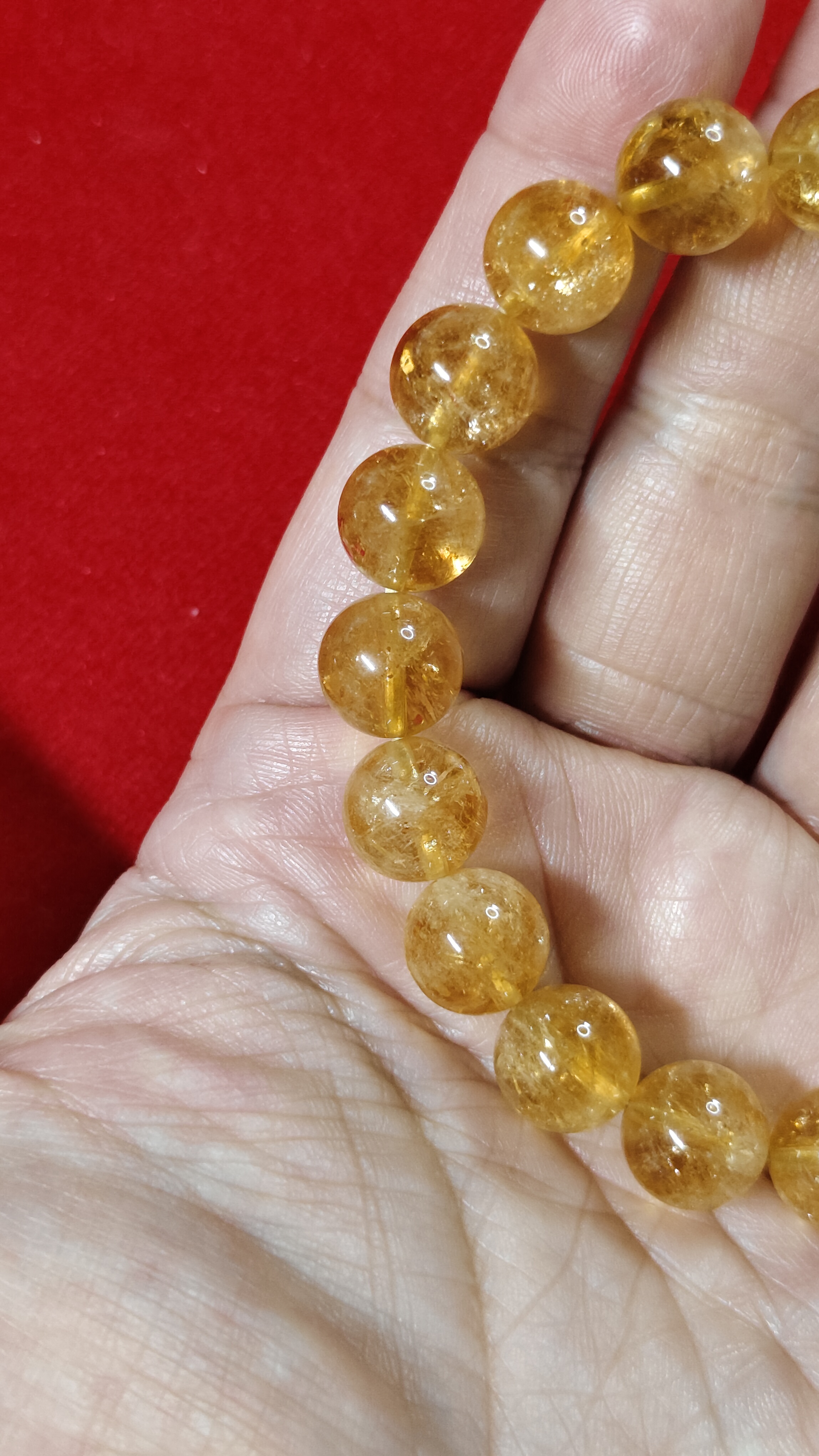 #ข้อมือหินซิทรินรหัสbh-0031