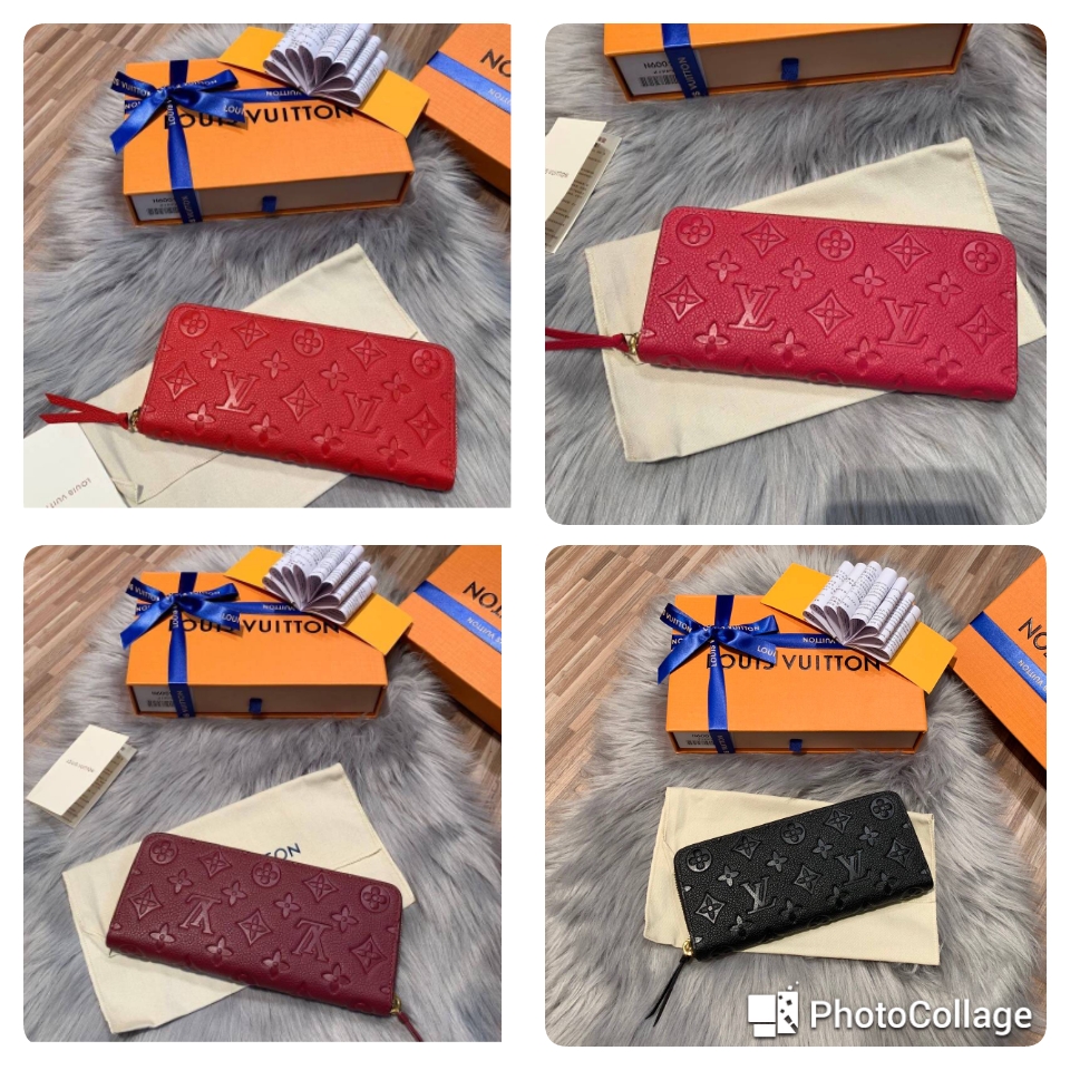 กระเป๋าสตางค์ lv clemence monogram ซิปรอบ ใบยาว
