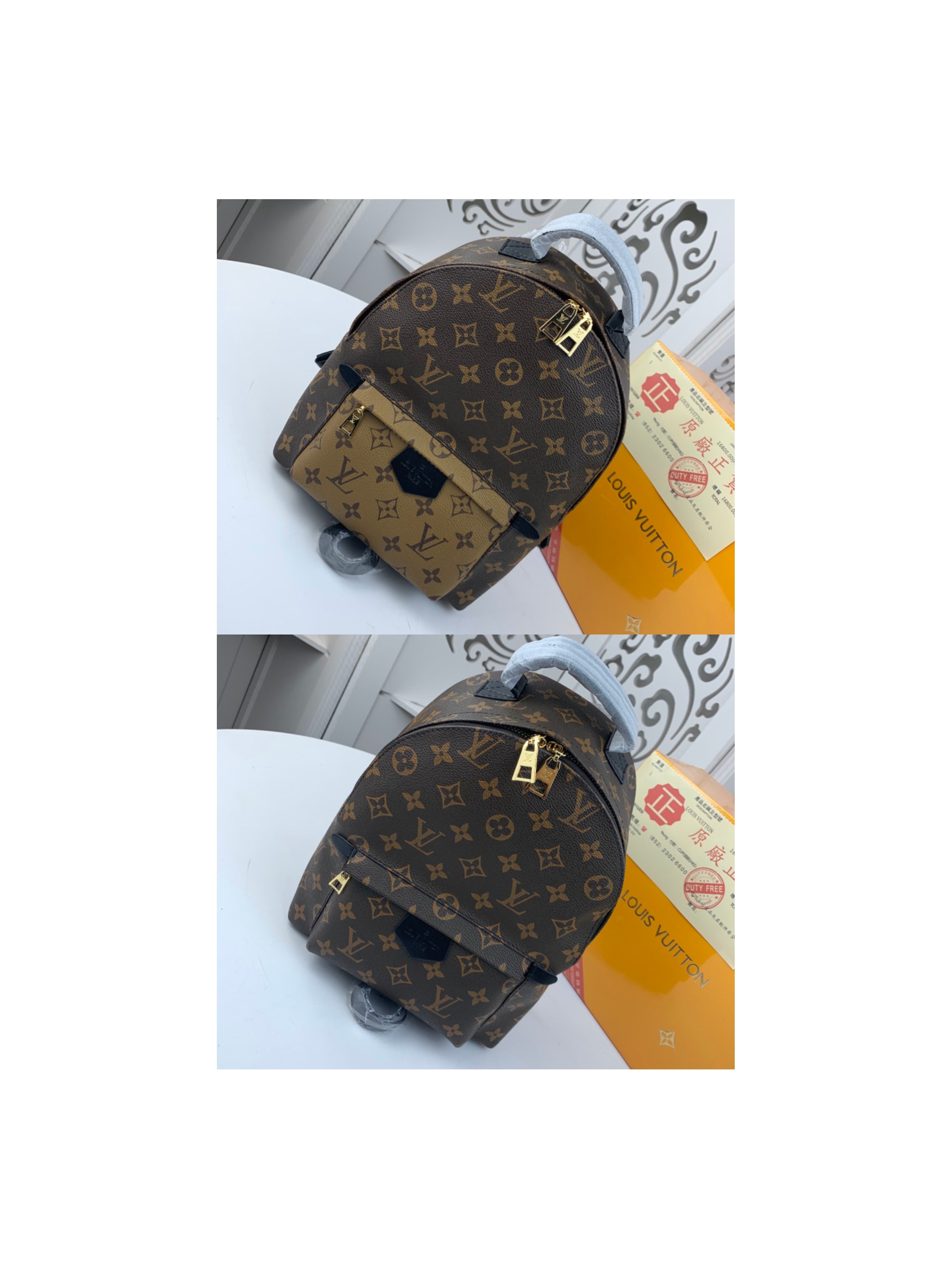 กระเป๋า lv backpack palm spring 10 นิ้ว