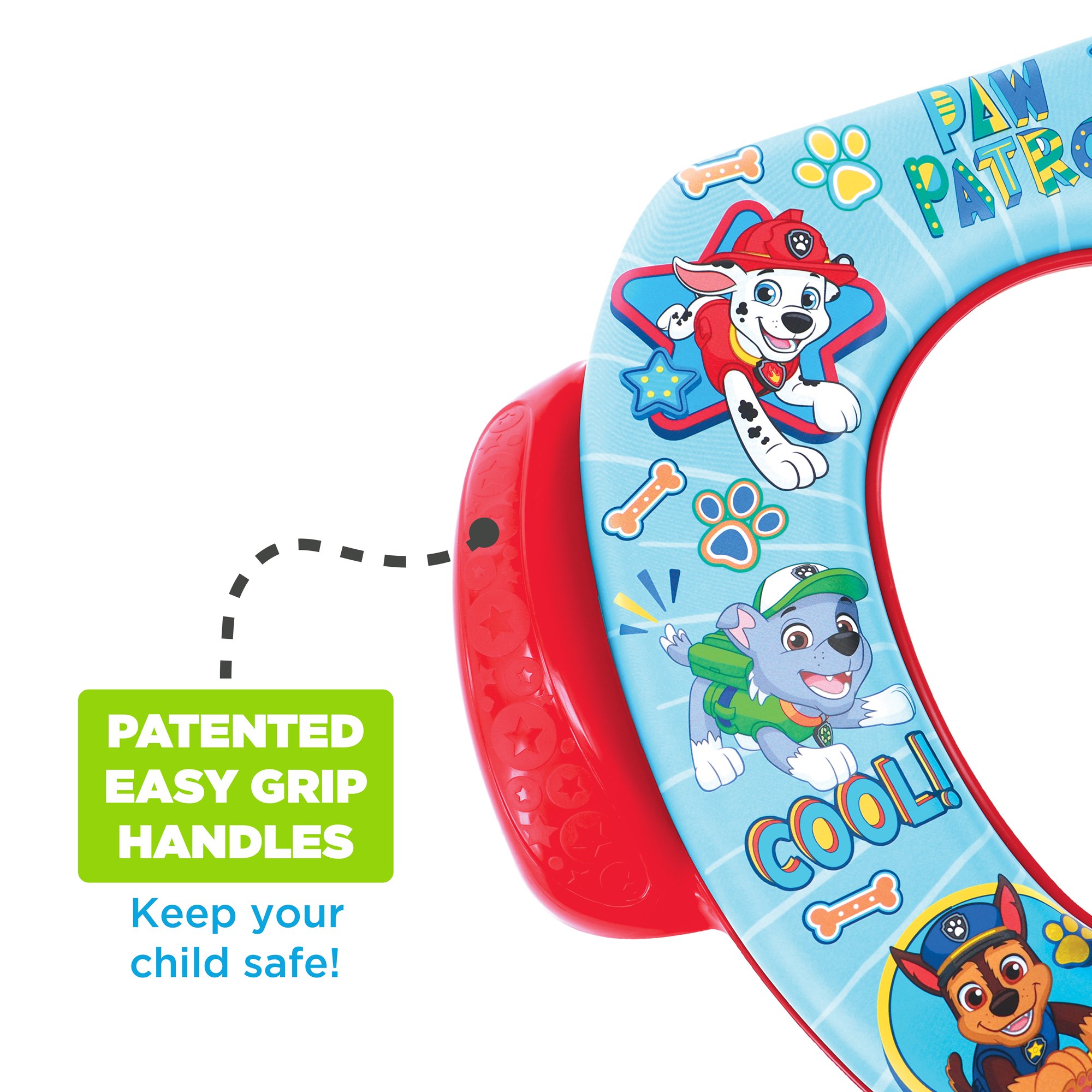 อุปกรณ์รองนั่งชักโครกสำหรับเด็ก Ginsey Paw Patrol "Let's Have Fun" Soft Potty Seat