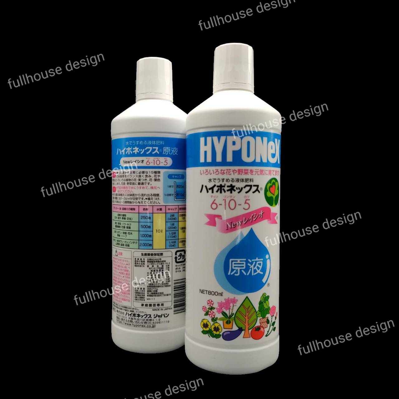 ปุ๋ยน้ำ (Liquid Fertilizer) 800 ML.ไฮโพเนกซ์ แอมเพิล (HYPONEX) ล็อตใหม่ นำเข้าจากญี่ปุ่น ไม่เจือปนสารละลาย เน้นบำรุงต้น กระตุ้น
