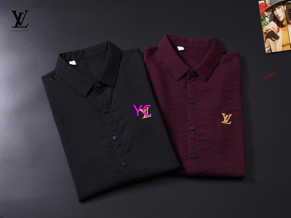 Pre order เสื้อเชิ้ต LV ผู้ชายไซส์ S-4xl มีหลายแบบ