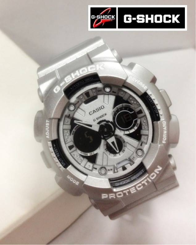 นาฬิกา G-Shock AAA รุ่น สายยางสีเทาเงิน 2 ระบบ ทน หาไม่ได้อีกแล้ว ถูกสุดๆ