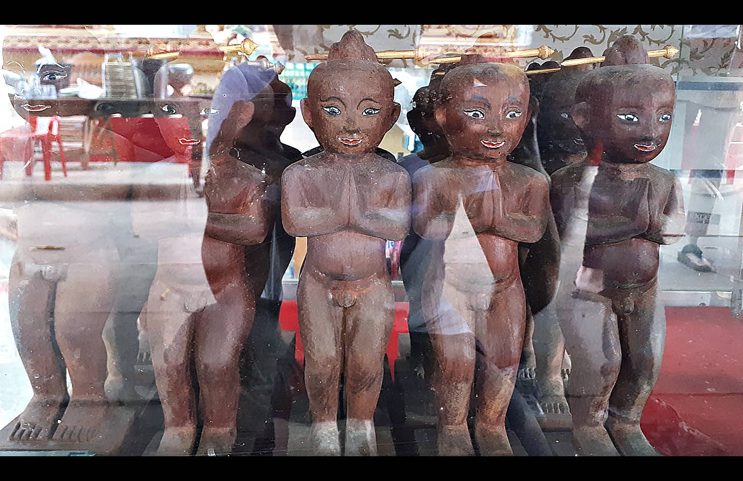 กุมาร (แกะจากไม้รักป่า) ตนใหญ่ หลวงพ่อพิจารย์ วัดโพธิ์ผักไห่