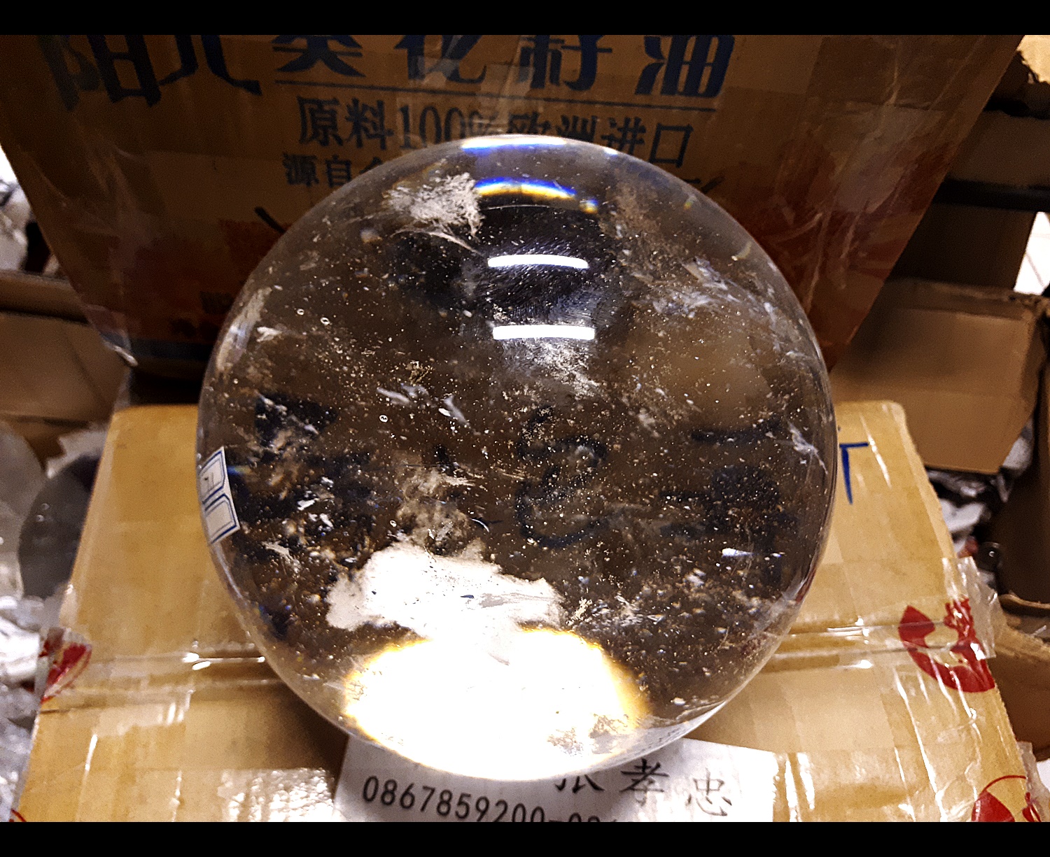 ลูกแก้ว ลายหิน