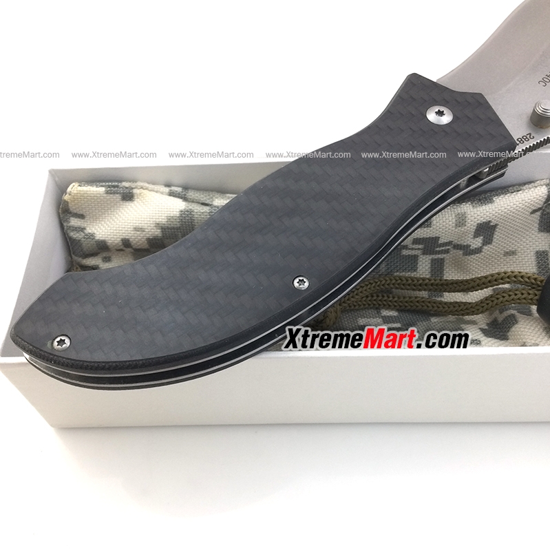 มีดพับ NAVY รุ่น K-630CF Liner Lock 440C stainless steel Folding Knife(Carbon Fiber)