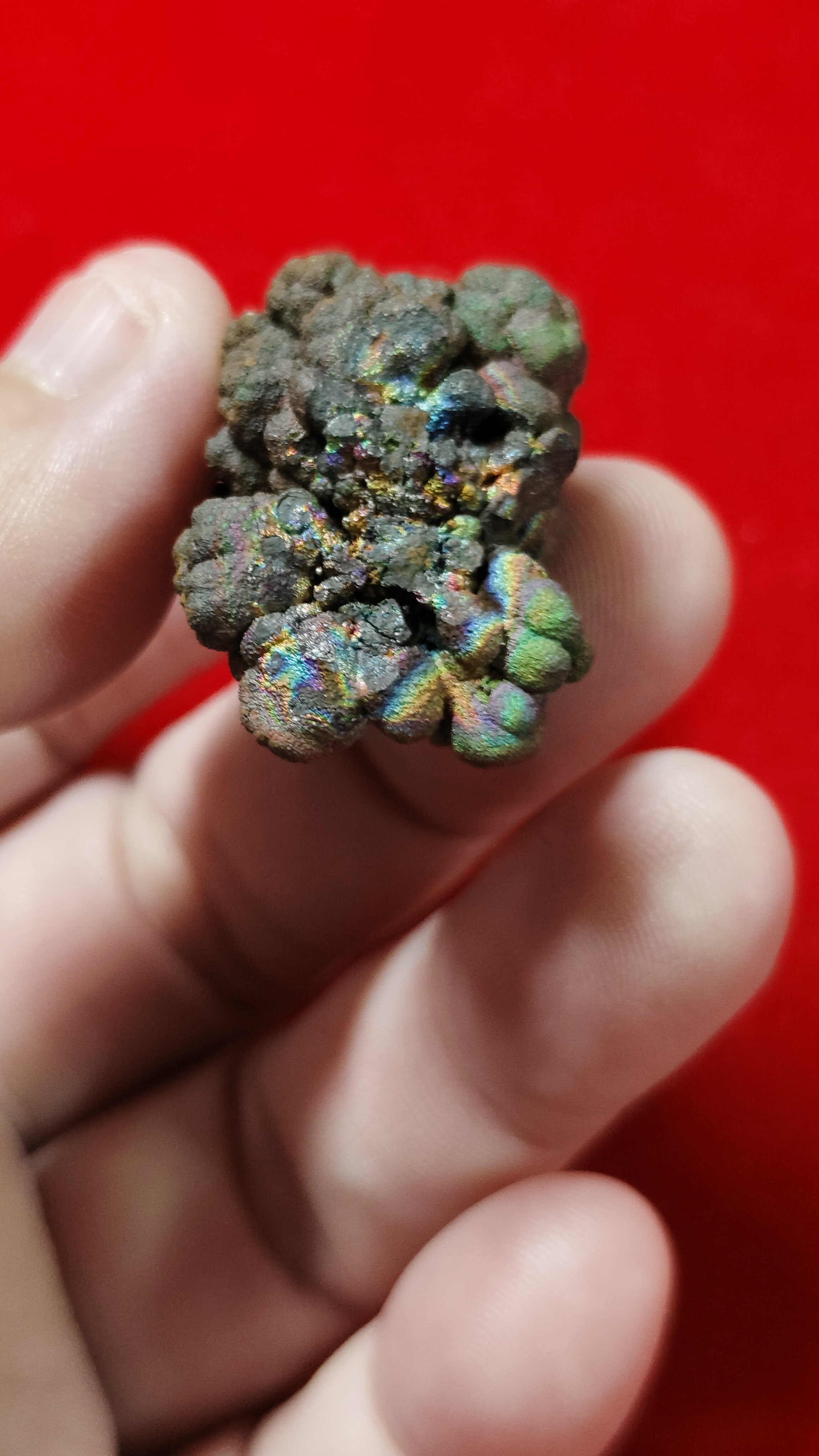 แร่เหล็กไหลเศรษฐีงอก 7 สี
