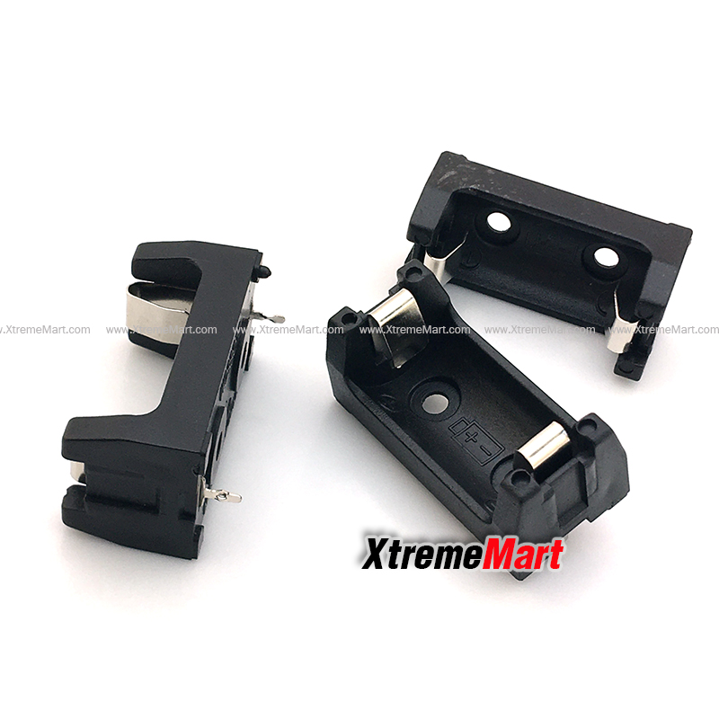 รางใส่แบตเตอรี่ 1/2 AA 1/2AA 14250 Battery Storage Box Case Holder 3.6V (V.2) ชิ้นละ