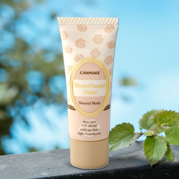 Canmake Blessed Natural Primer SPF25 PA++ 20g ไพรเมอร์คุณภาพสูง 4in1 เนื้อบางเบา ช่วยอำพรางรูขุมขน ริ้วรอยและจุดด่างดำ ซีรั่มบำรุงให้ผิวหน้าได้รับความชุ่มชื้นตลอดวัน