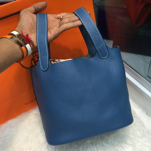 กระเป๋า hm picotin 18 cm หนัง togo สีเทา ฟ้าเทา น้ำเงิน ชมพูอ่อน แดง ฟ้า ดำ ชมพูเข้ม ส้ม เขียว น้ำตาล ม่วง สีอื่นๆสอบถามได้ค่ะ