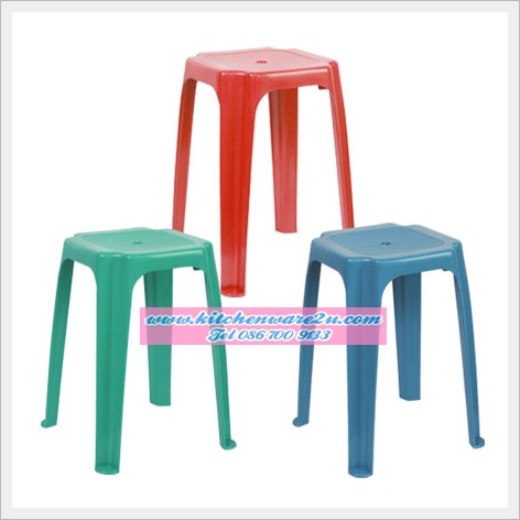 P06563 เก้าอี้แน่นหนา สี 1010 (29 x 29 x 46.5 cm)(ราคาส่งต่อ 6 ตัว)