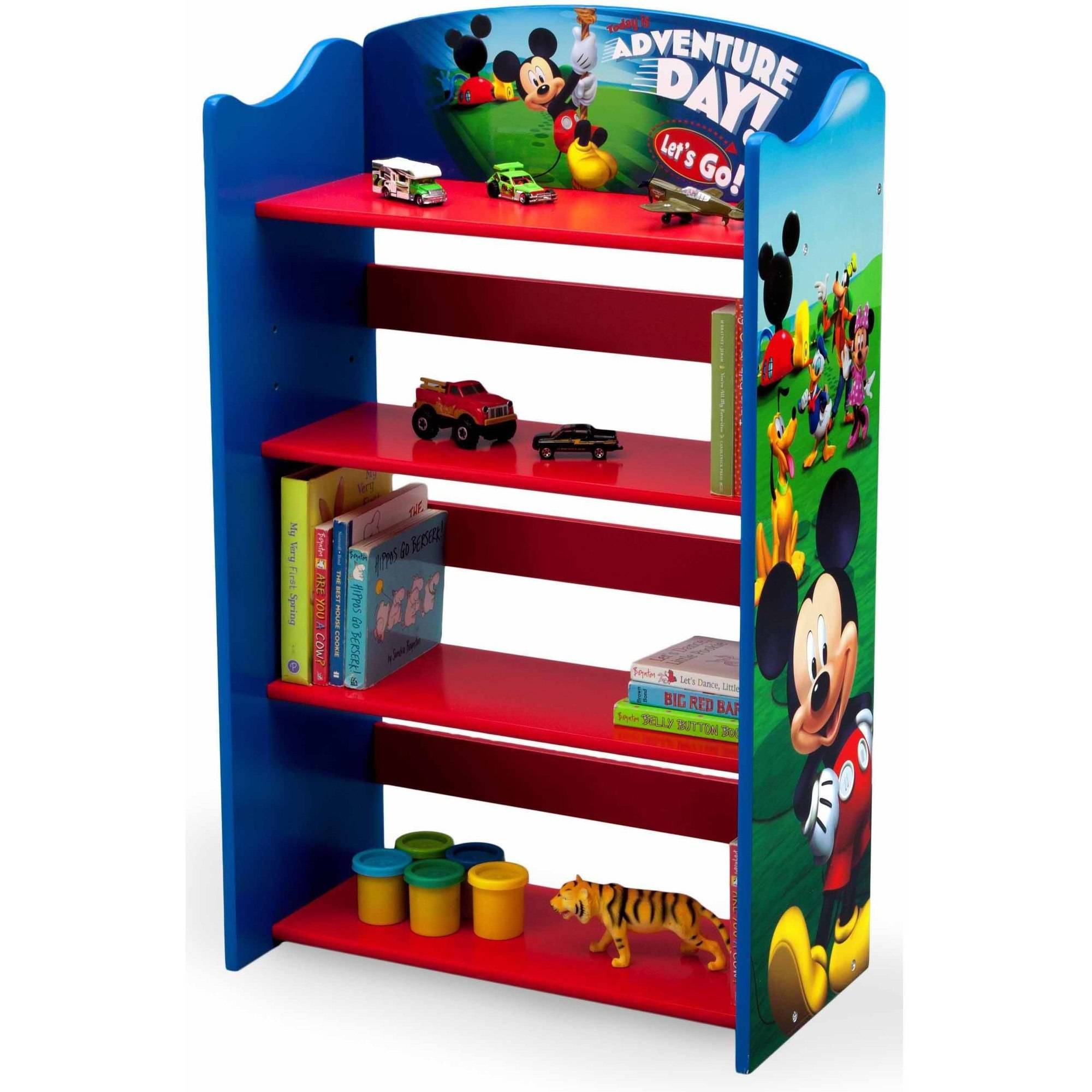ชั้นวางหนังสือไม้แสนน่ารัก Delta Children Bookshelf (Disney Mickey Mouse)