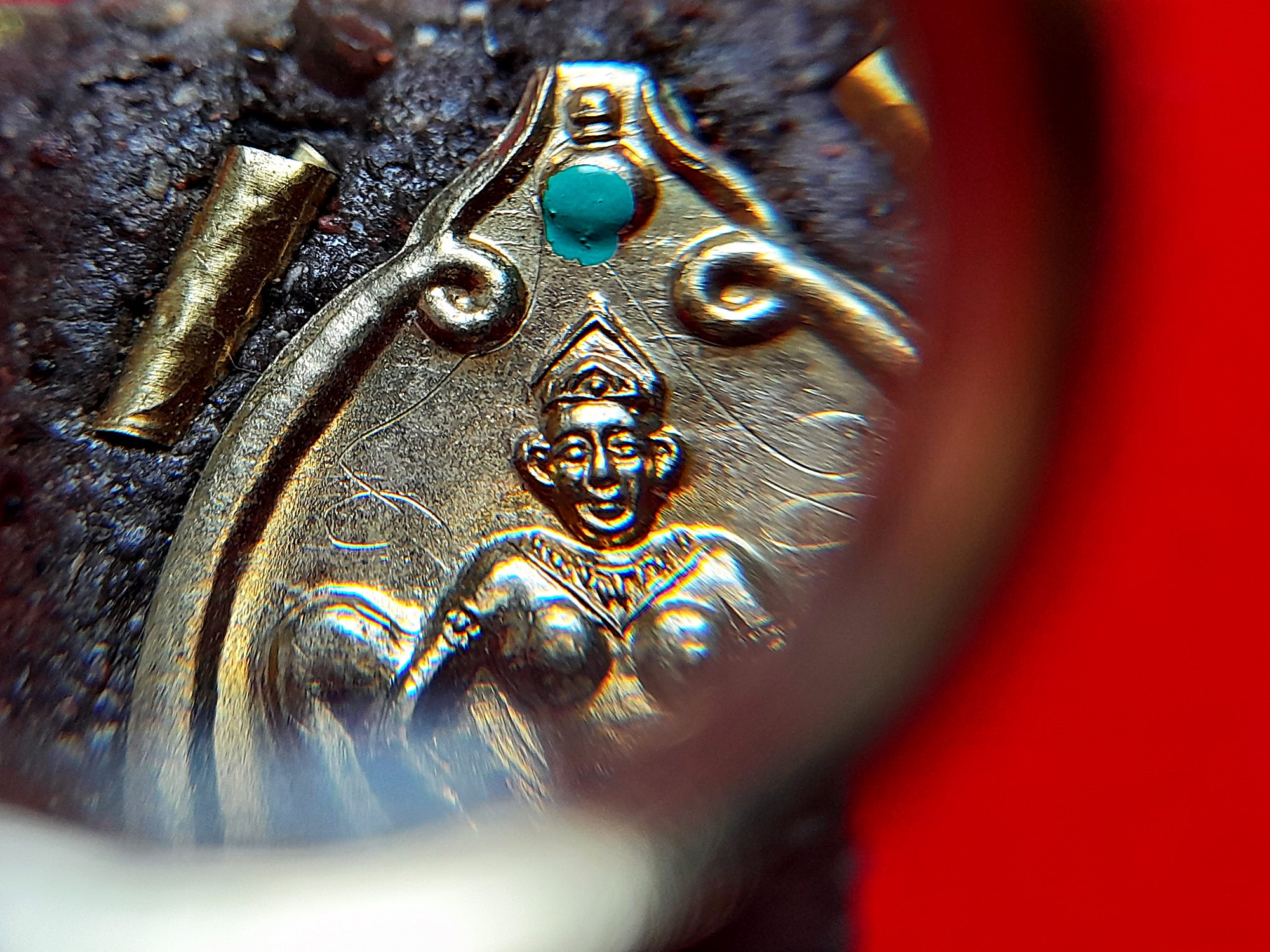 ล็อกเก็ต(ใหญ่) ฉากทอง โครตขุนแผน ยันต์นะอกแตก นางล้อม หลังแม่กำเนิด บรรจุมวลสาร+ตะกรุด3ดอก (อานุภาพโชคลาภ ค้าขาย เมตตา เส่นห์) ปี2564 #รับประกันแท้