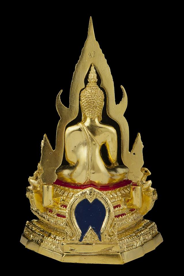 รูปหล่อ พระพุทธชินราช เนื้อทองเหลือง ปิดทอง (หน้าตัก3นิ้ว)