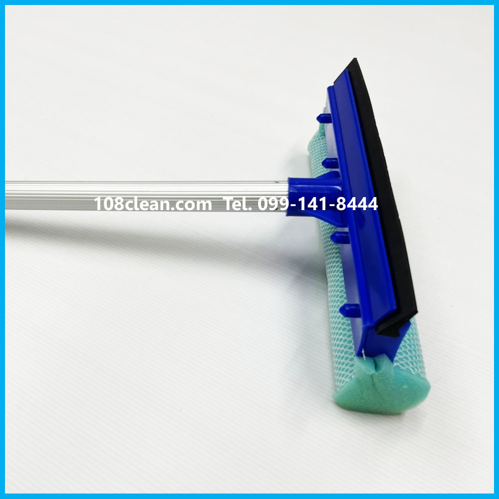 ไม้เช็ดกระจกและฟองน้ำด้ามสั้น