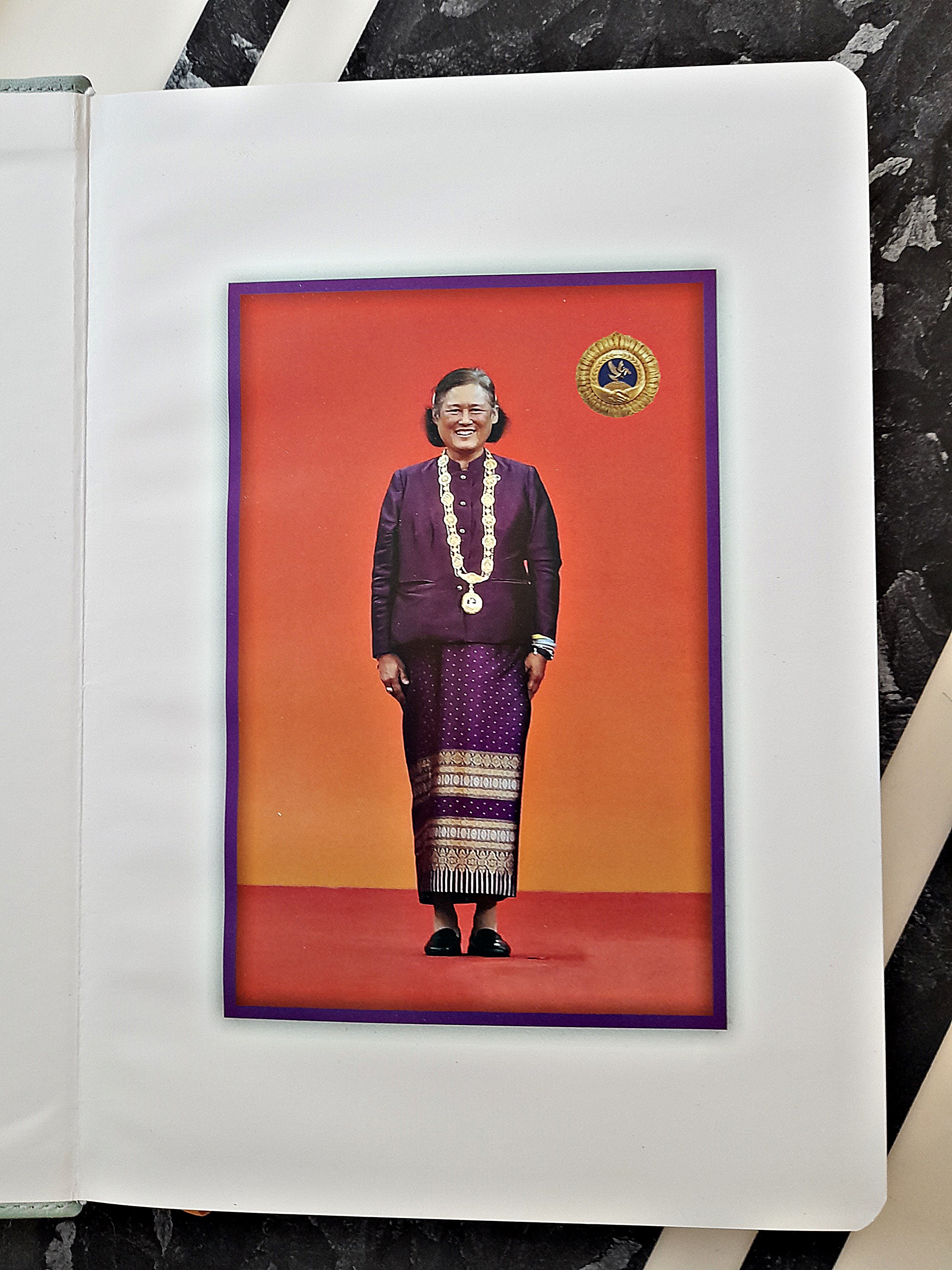 สมุดไดราอารี จดบนทึก ปี2564 (หน้าปกมีรอยจารยันต์ โดย หลวงพ่อเล็ก วัดท่าขนุน ) #รับประกันแท้