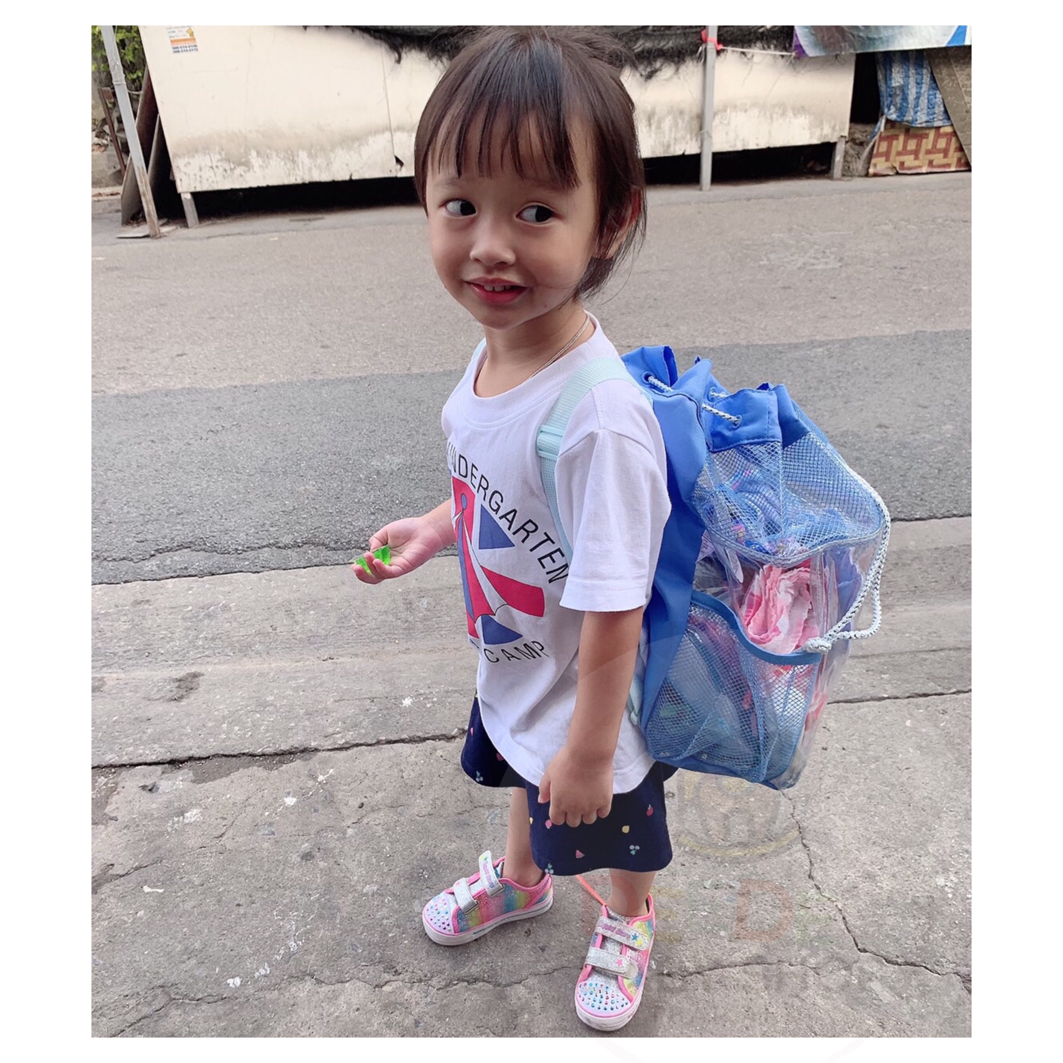 กระเป๋าสะพายเป้กันน้ำ Disney Frozen Swim Bag for Kids