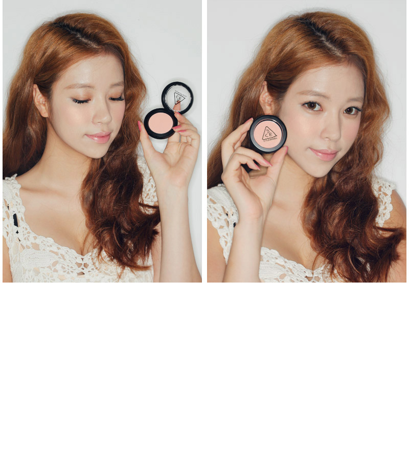 3CE Face Blush #Peach Sleeve บลัชอนนเนื้อฝุ่นสีสดใส เนื้อละเอียด ปัดแล้วสีฟุ้งสวย ติดทน