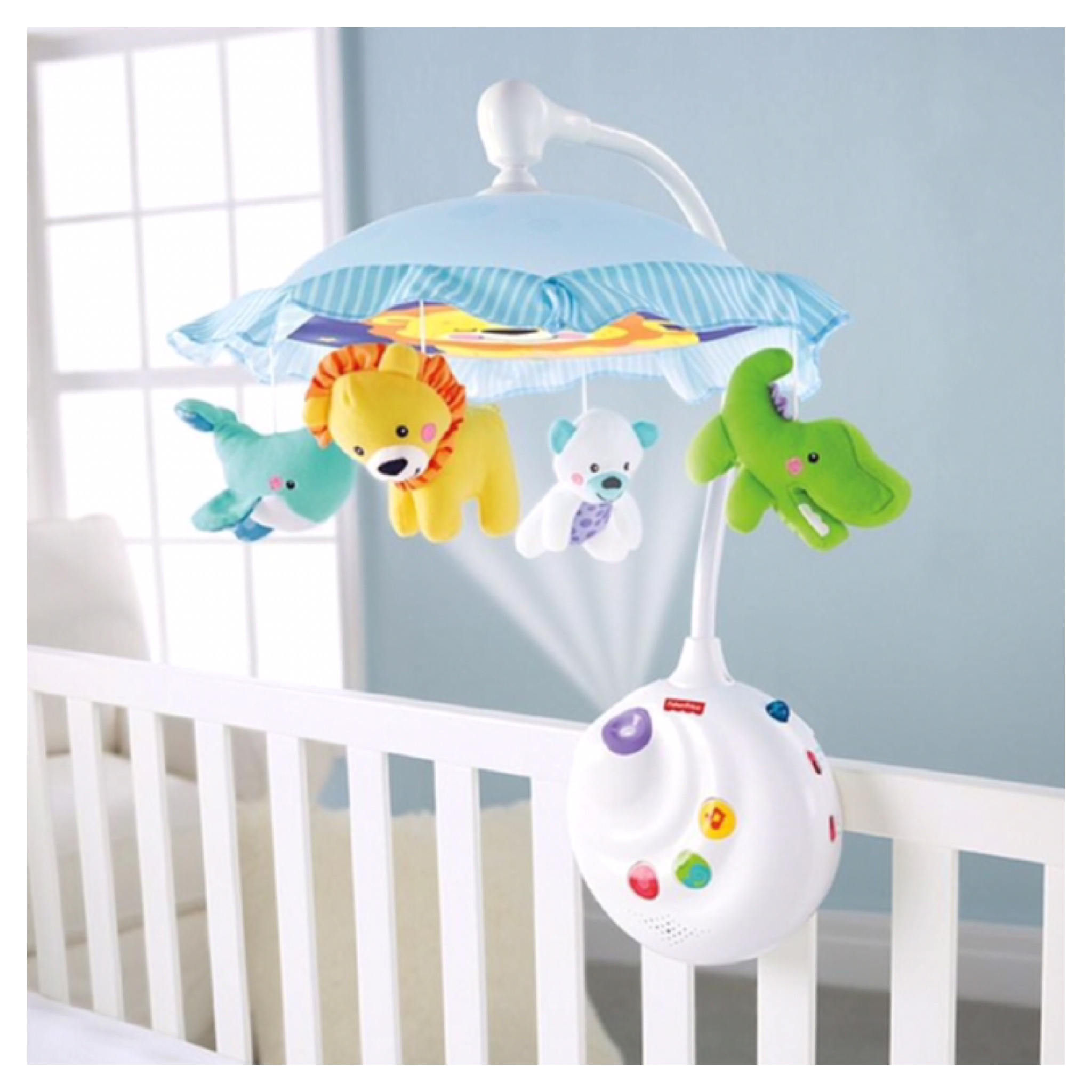 โมบายเสริมพัฒนาการพร้อมโปรเจคเตอร์ฉายภาพ Fisher-Price 2-in-1 Projection Mobile - Precious Planet