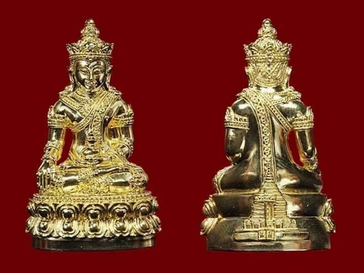 พระกริ่ง ทรงเครื่อง จักรพรรดิ เจ้าสัวล้านนา รุ่นแรก เนื้อทองระฆัง ปี2559 #รับประกันแท้