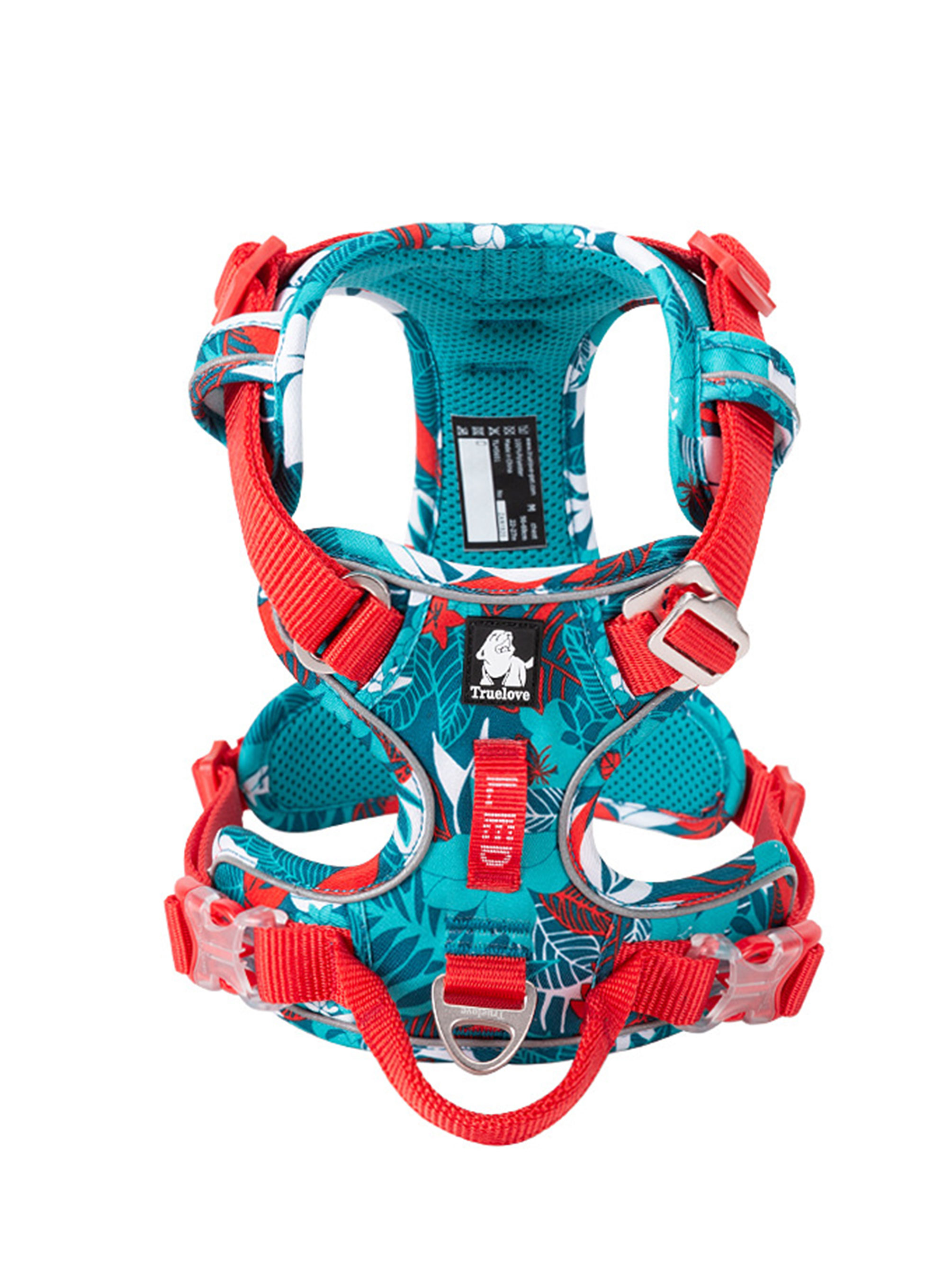 C154 TRUELOVE TH Harness: ปลอกคอรัดอกสุนัข สวย เท่ ดูดี แข็งเเรง ป้องกันอันตรายจากการกระชาก TRUELOVE Pet