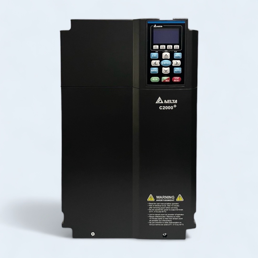 Delta Inverter C2000 VFD185C43A-21 25HP 18.5kW Input 380V 3-Phase Output 380V 3-Phase