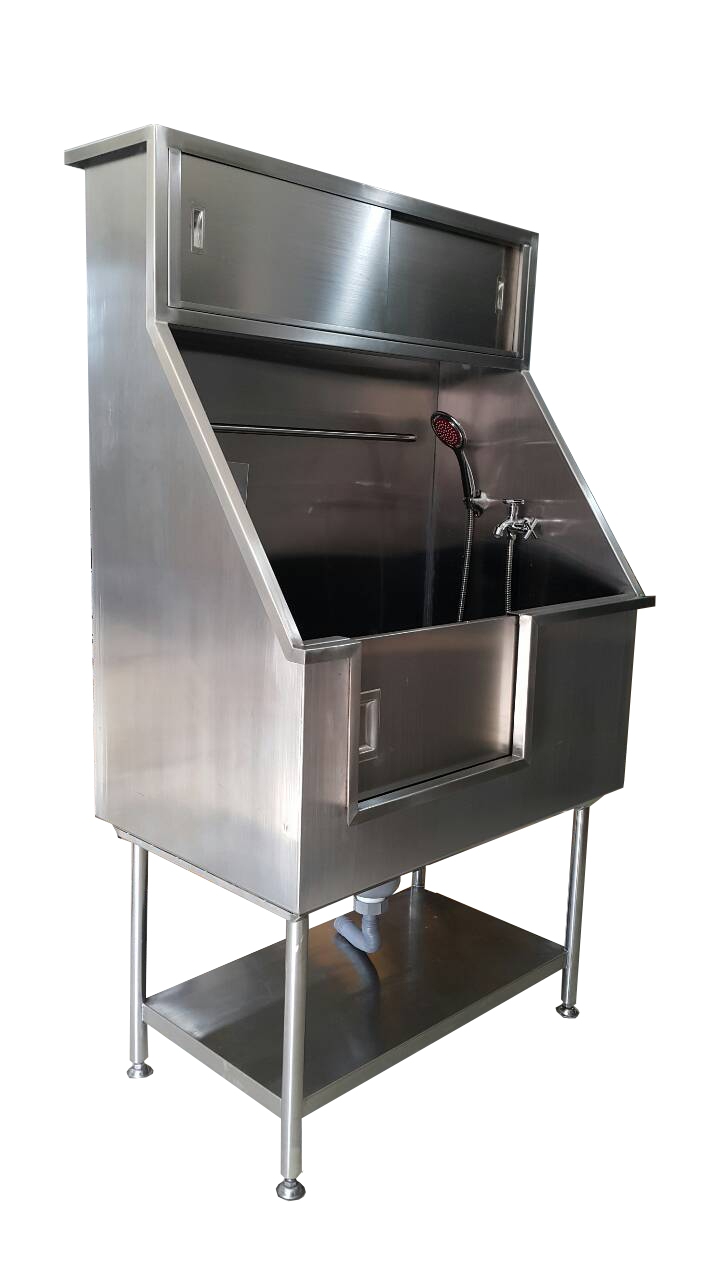 อ่างสแตนเลสพร้อมตู้เก็บของ Supreme