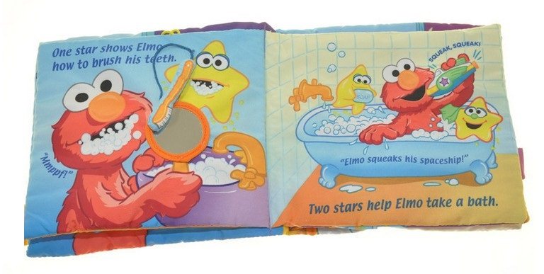 หนังสือผ้าเสริมพัฒนาการ SoftPlay รุ่น Twinkle Twinkle Elmo : A Bedtime Book