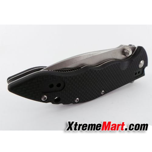 มีดพับ Sanrenmu 9054SUC-GH No Lock Stainless Steel Folding Knife (สีดำ)