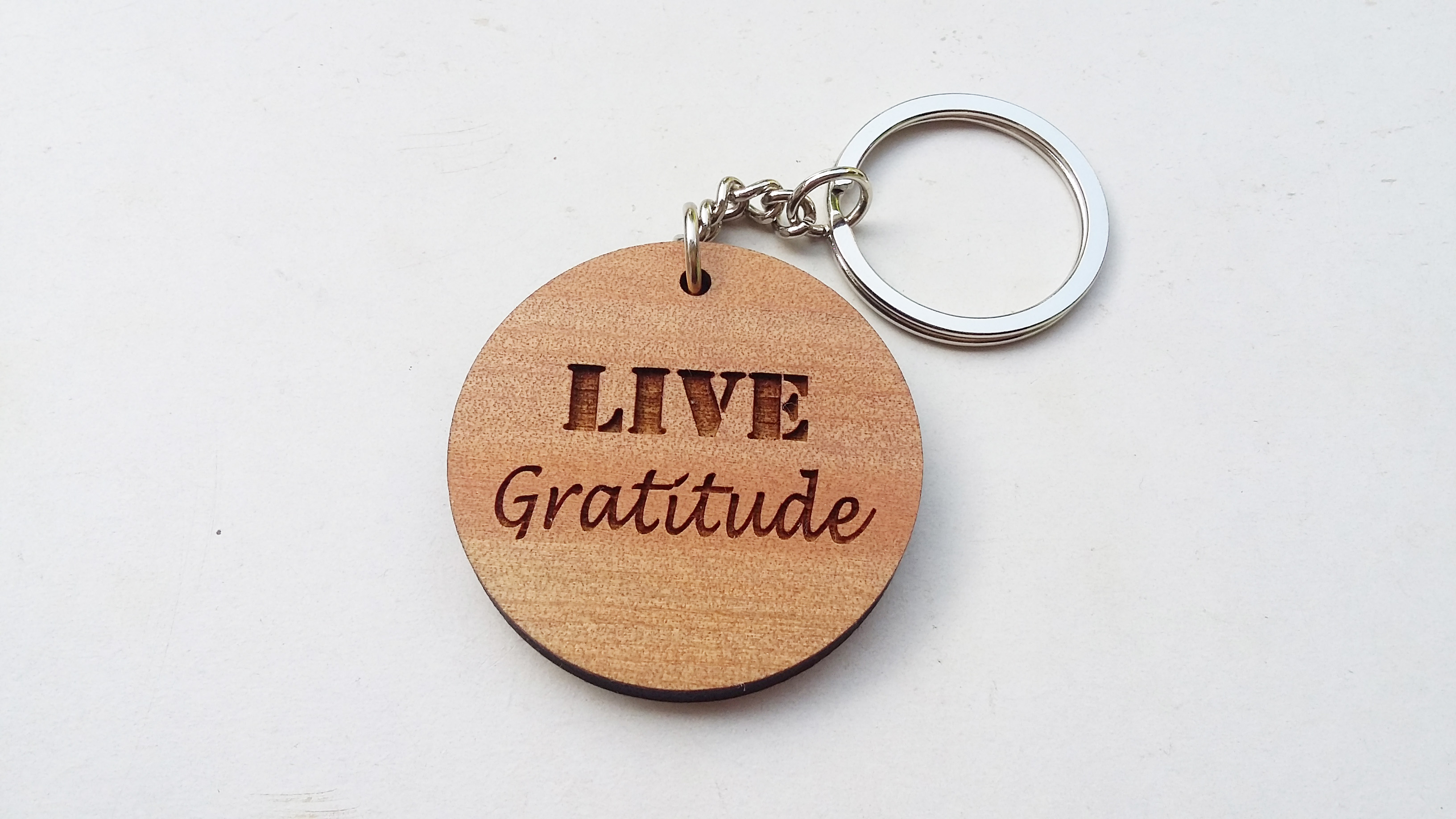 พวงกุญแจไม้ พวงกุญแจไม้ใส่ข้อความ