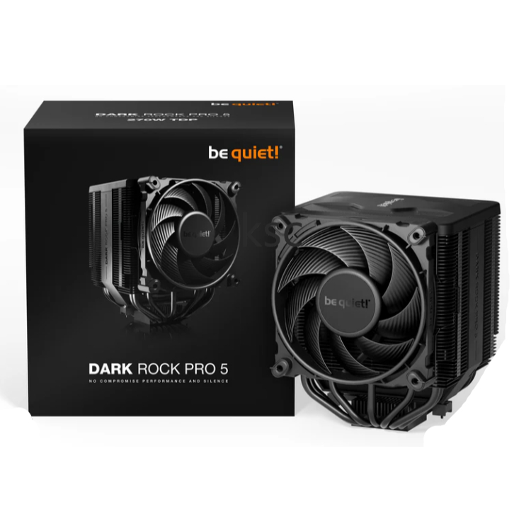 แถมขาล็อค LGA 1700 be quiet! Dark Rock Pro 4, 250W TDP, CPU Cooler พัดลมซีพียู BK022 / Dark Rock PRO 5 BK036