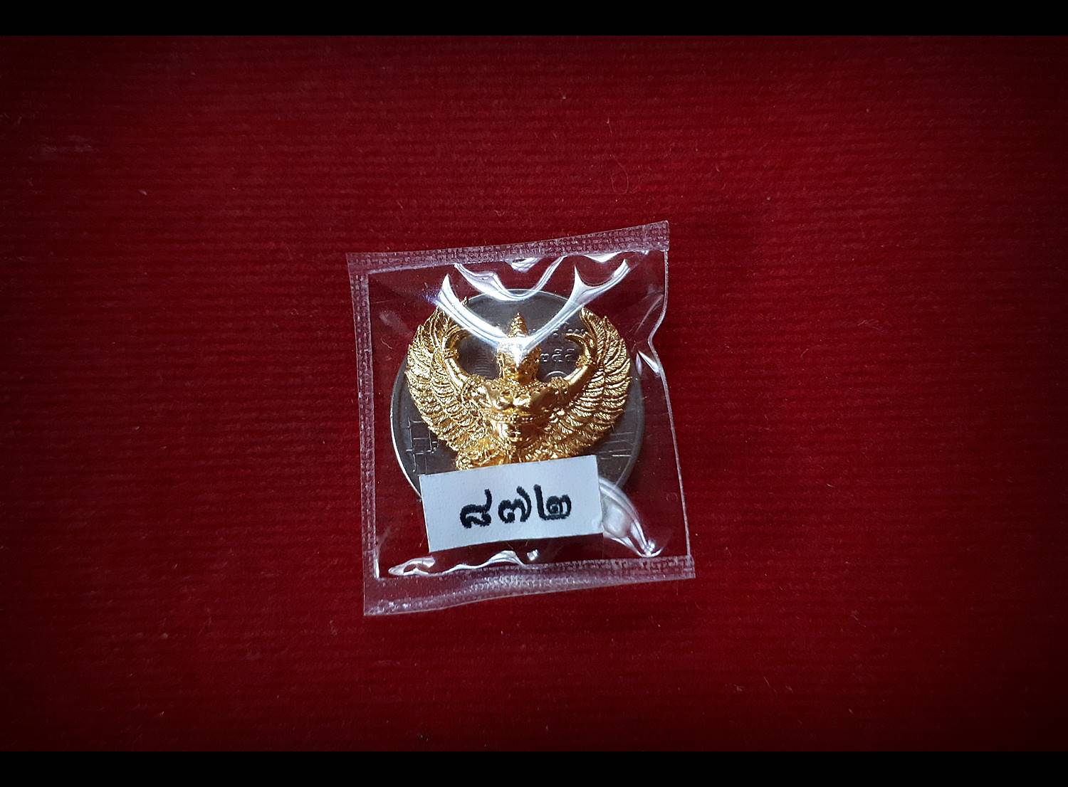 ครุฑ เนื้อชุบทอง ปี2563 - หลวงพ่อเล็ก วัดท่าขนุน