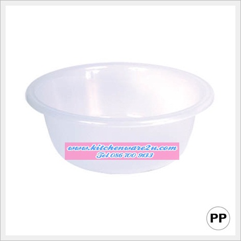 P04998 กะละมังกลม 45 ซม 15 ลิตร สีขาว (กว้าง 45 ยาว 46 สูง 16 ซม.) เกรดเอ อย่างหนา คุณภาพดี No.852 ราคาส่งต่อโหล : 12 ใบ (เฉลี่ย 70 บต่อใบ)