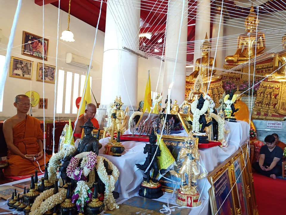 เหรียญโลห์ หลวงพ่อกวย วัดโฆสิตาราม(วัดบ้านแค) หลัง หนุมานเชิญธง - ((มนต์พระกาฬ ชนะจน) (ปลุกเสก 2ปี 16พิธี ปี2562-2563) เนื้ออัลปาก้า #รับประกันแท้