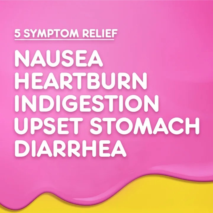 ยาบรรเทาอาการในระบบย่อยอาหาร Pepto-Bismol Upset Stomach Reliever / Antidiarrheal LiquiCaps (12 LiquiCaps)