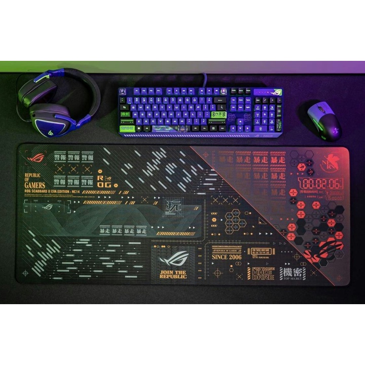 MOUSE PAD (เมาส์แพด) ASUS ROG SCABBARD II EVA EDITION