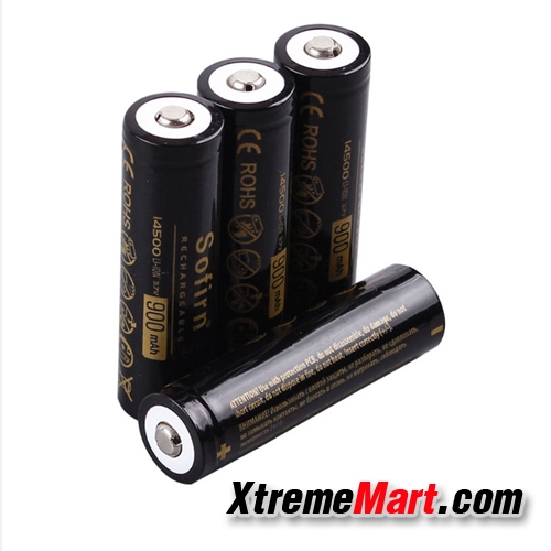 แบตเตอรี่ชาร์จ Sofirn 14500(AA) 900 mAh 3.7 V Li - Ion แบตเตอรี่ (ก้อนละ)