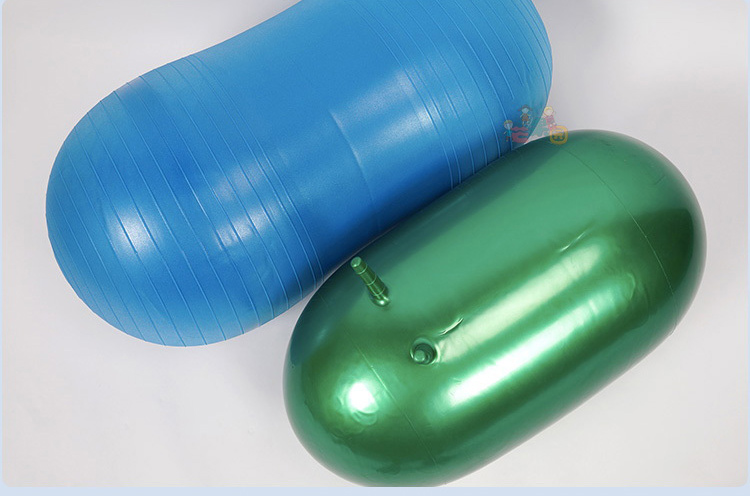 ทรงถั่ว ลูกบอลกายภาพบำบัด ฝึกการทรงตัว Peanut Ball with Pump