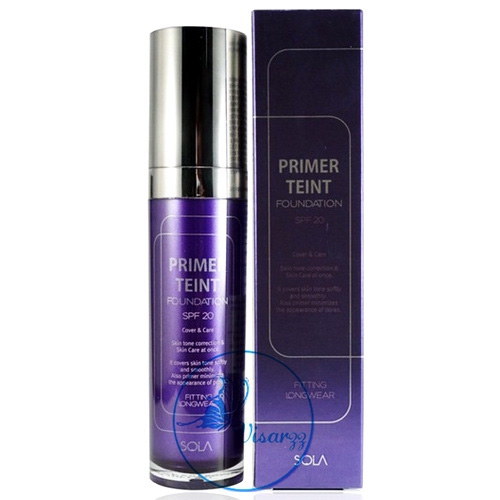 (Exp.06/18) Sola Primer Teint Foundation SPF20 30mL # 30 สำหรับผิวสองสี รองพื้นสูตรน้ำเนื้อเหลว เกลี่ยง่ายมาก ติดทนนาน 18 ชั่วโมง ไม่อุดตันรูขุมขน
