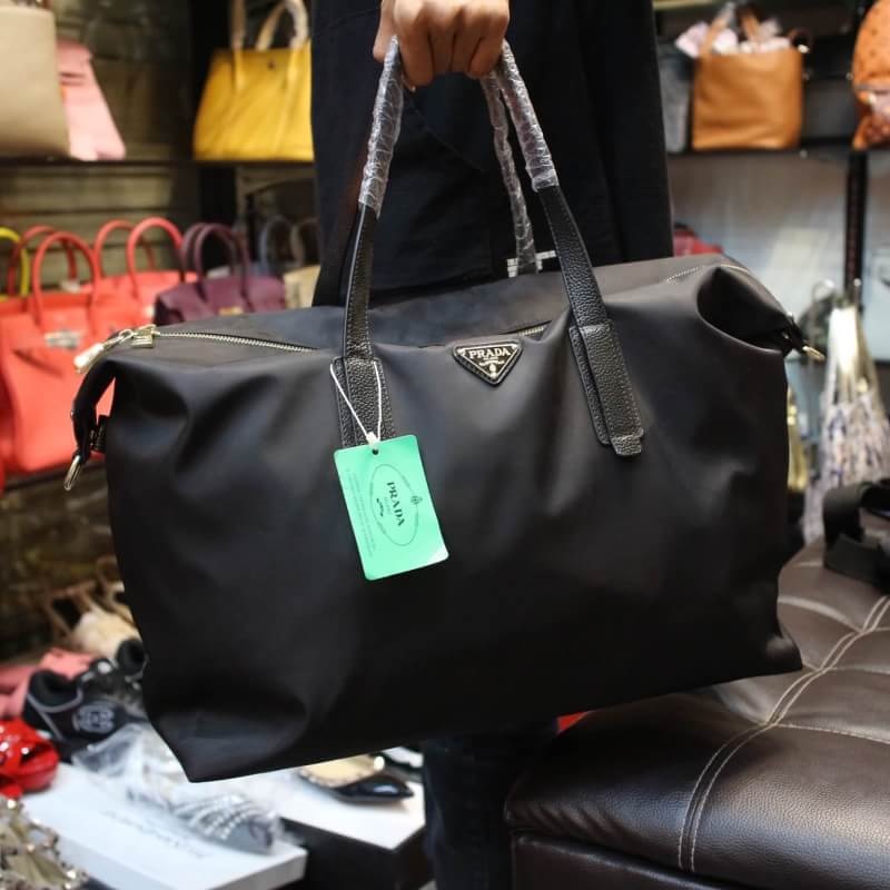 กระเป๋าเดินทาง pd nylon travel bag สีดำ 43x26 cm