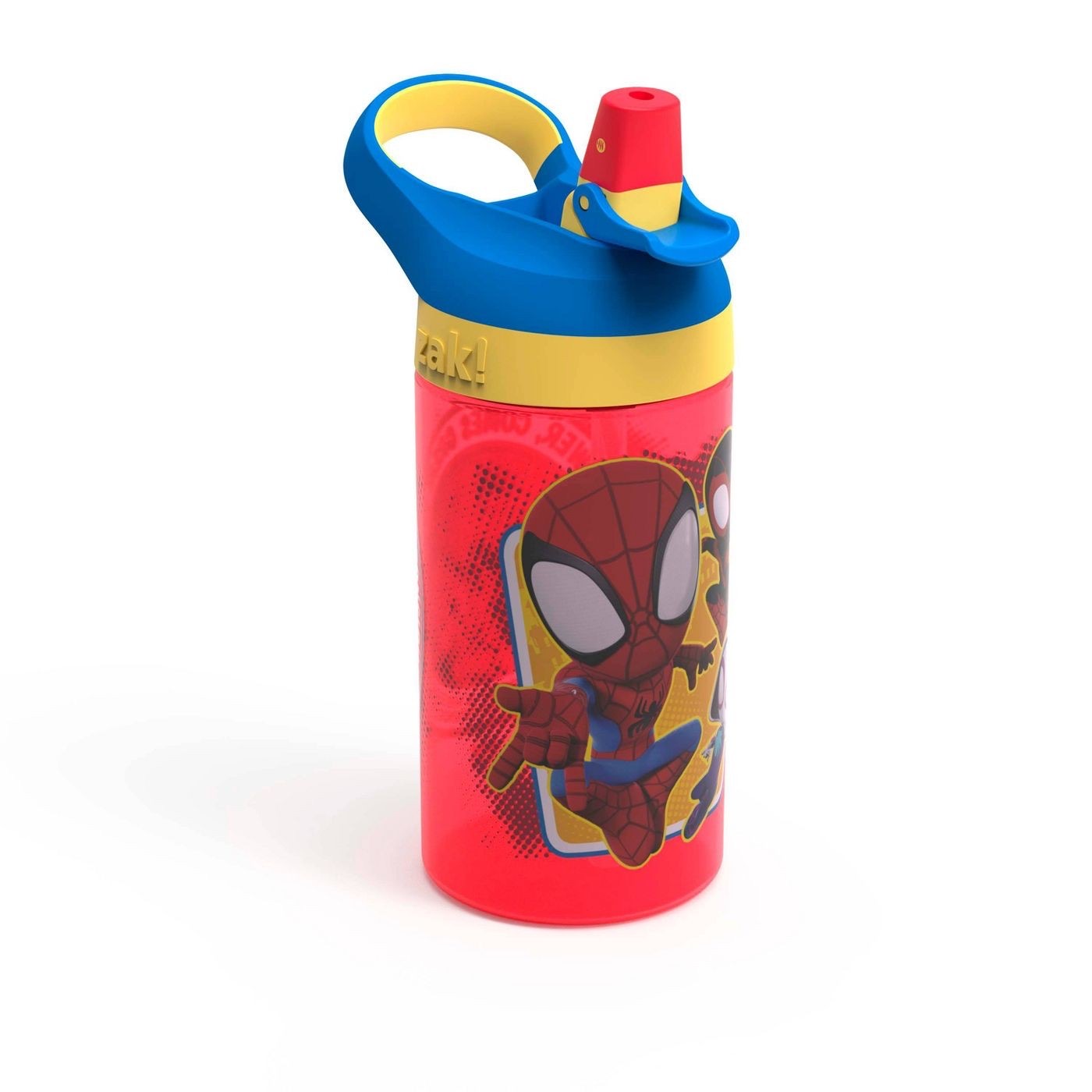 กระติกน้ำพร้อมหลอดดื่มสำหรับเด็ก Zak! Spider-Man 16 Oz. Water Bottle (2-Pack)