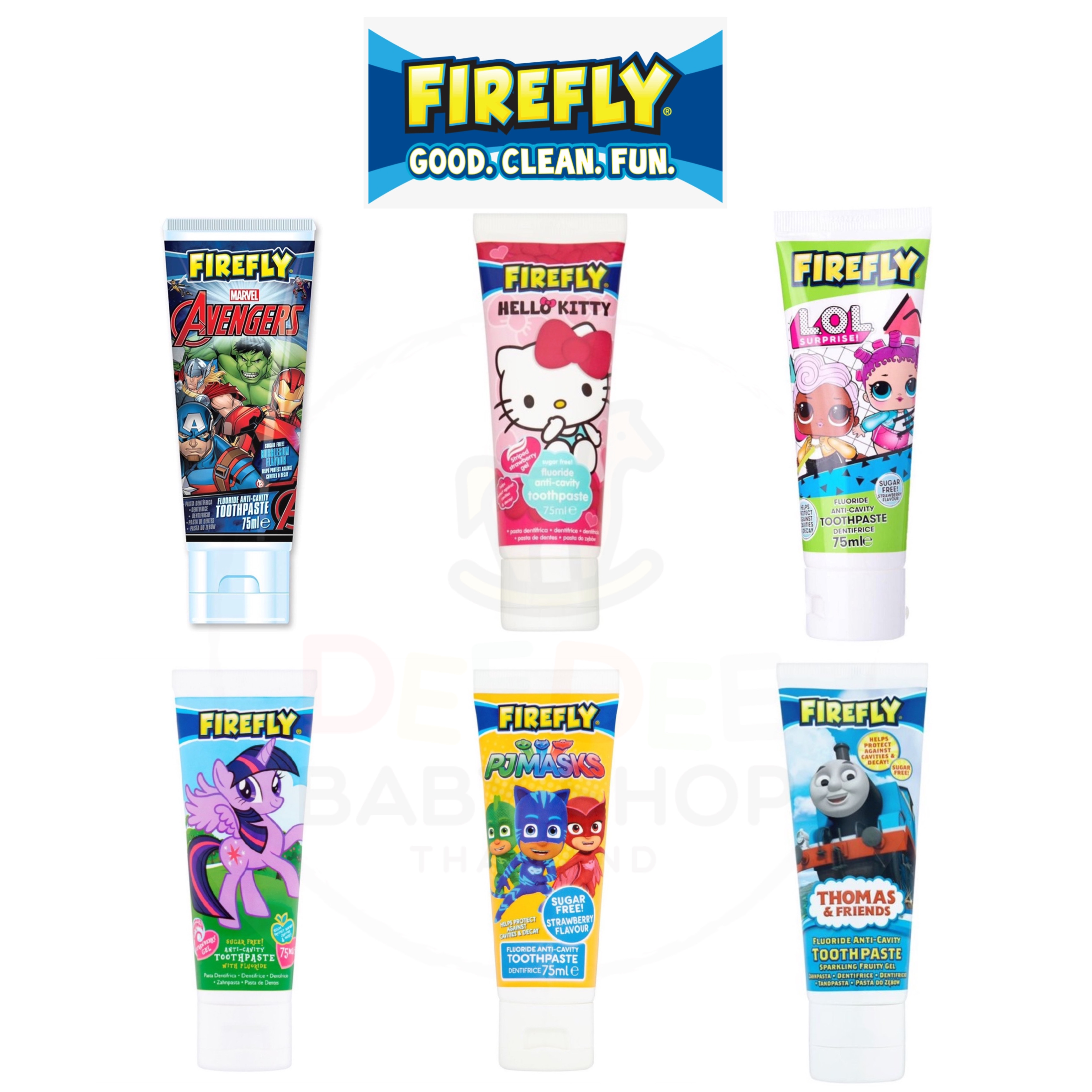 ยาสีฟันผสมฟลูออไรด์สำหรับเด็ก FireFly L.O.L. Surprise! Fluoride Anti-Cavity Toothpaste