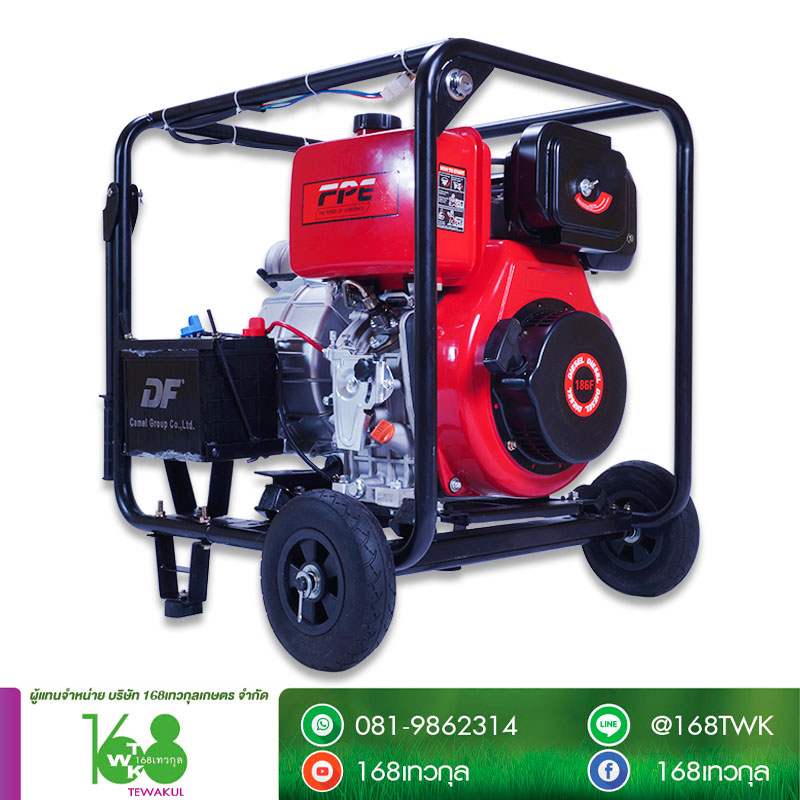 เครื่องดูดโคลนดีเซลโฟร์ปั๊ม 10 แรง รุ่น WP305B(E)